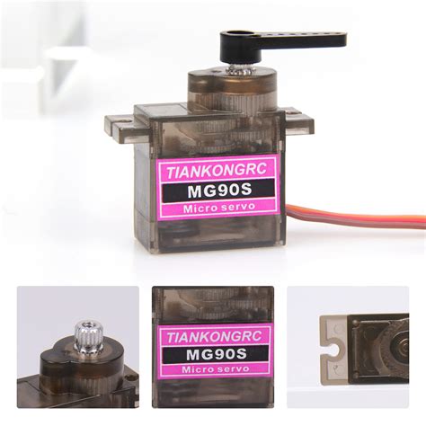 MG90S 9g Servo Motor Micro Metal Gear For Robot Car Plane RC Helicopter