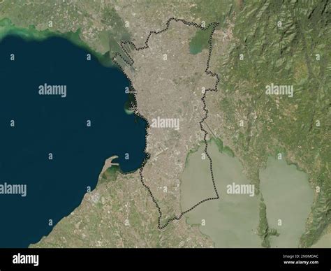 Metropolitan Manila Province Of Philippines Low Resolution Satellite