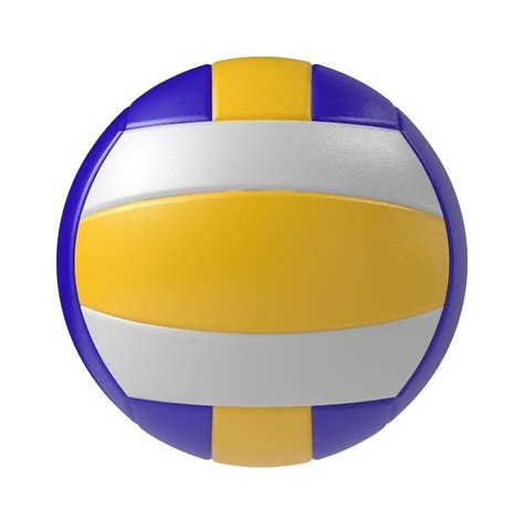 Ballon De Volleyball Isolé Fond Transparent Rendu 3d PSD Premium