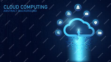 Premium Vector Cloud Computing Technology Internet Cyber Technology