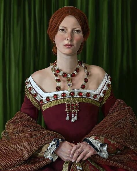 Portrait Of A Tudor Lady Digital Art by Mark Satchwill - Pixels