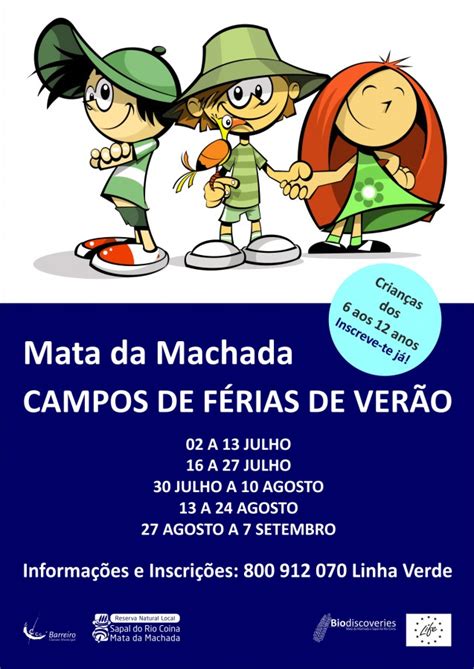 Campos De Ferias De Verao Na Mata Da Machada Barreiro Inscricoes