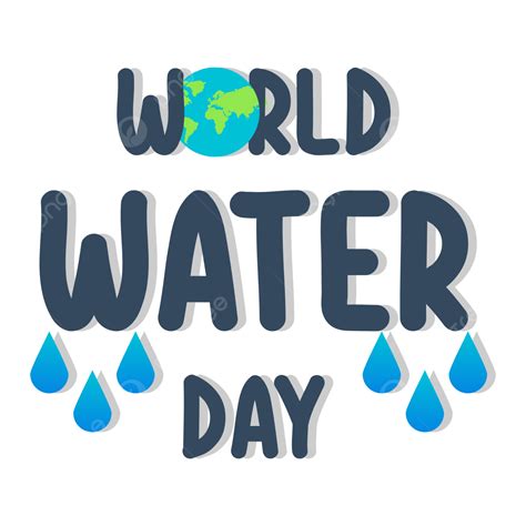 World Earth Day Vector Hd Images World Water Day With Earth Design