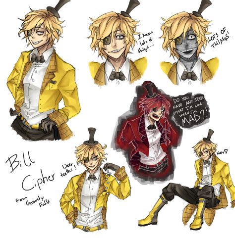 Human Bill Cipher By Sayuttan On Deviantart