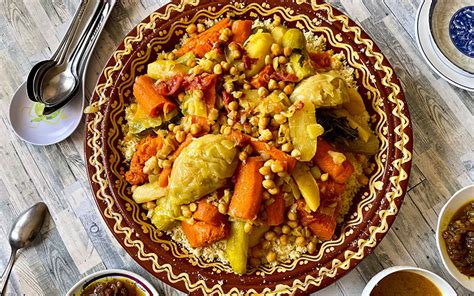 Moroccan Couscous With Seven Vegetables Recipe Morocco Go Now