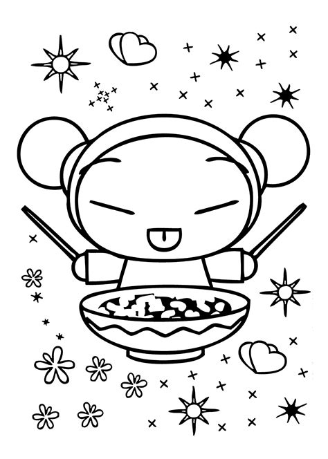 Pucca Coloring Pages