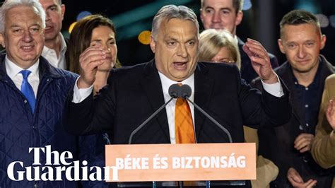 Viktor Orbán Declares Victory In Hungary Election Youtube