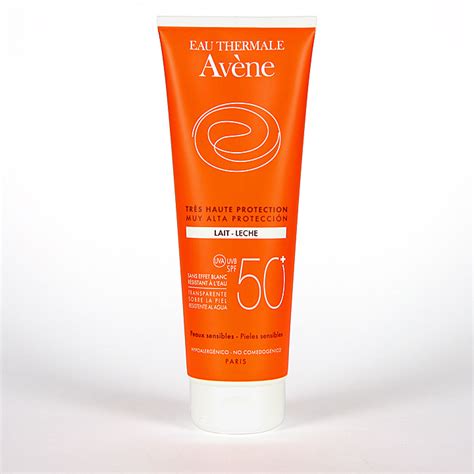 Avene Solar Leche corporal SPF 50 250 ml Farmacia Jiménez