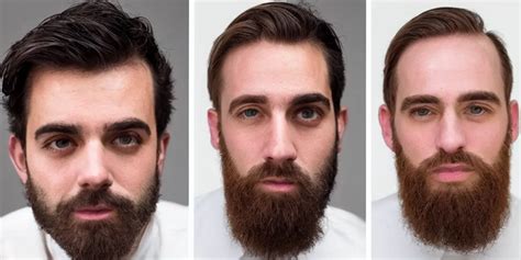 Before And After Beard Vs No Beard Stable Diffusion