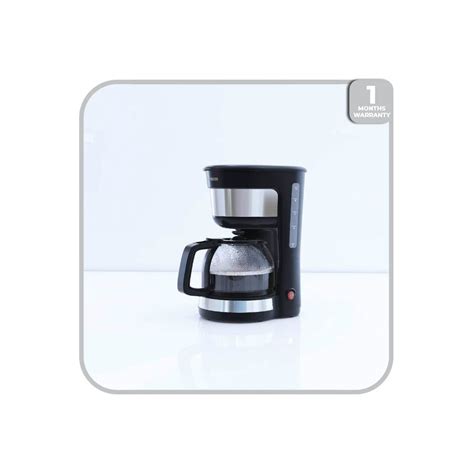 LePRESSO DRIP COFFEE MAKER WITH GLASS CARAFE LPDCMBK