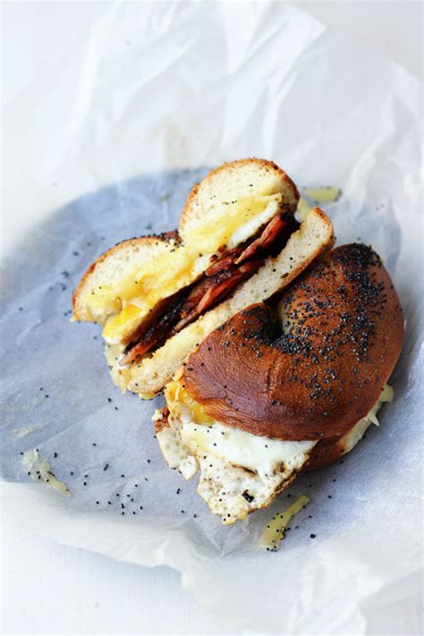 Bacon Egg And Cheese Bagels {street Food Monday} The Sugar Hit