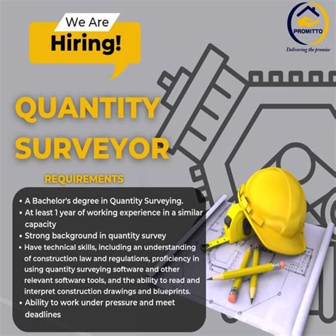 PROMITTO Quantity Surveyor Competitive Salary