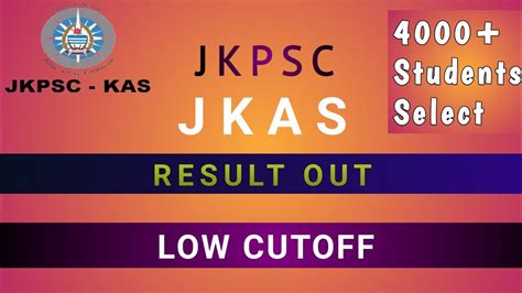 Jkpsc Kas Result Out Check Your Roll No Low Cut Off