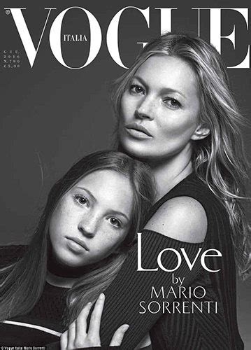 Kate Moss joined by daughter for Vogue magazine cover