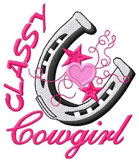 Classy Cowgirl Machine Embroidery Design Embroidery Library At