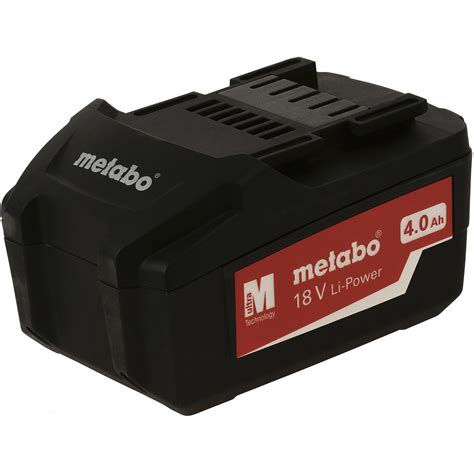 Оригинална батерия Metabo 18V Li Ion Power Ultra M 4 0Ah 625591000 ESCP