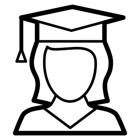 Avatar Female Graduate Scholar Student Icon Download On Iconfinder