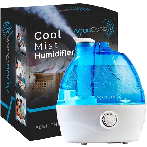 AquaOasis Cool Mist Humidifier, 2.2L Tank, Quiet Ultrasonic, Bedroom