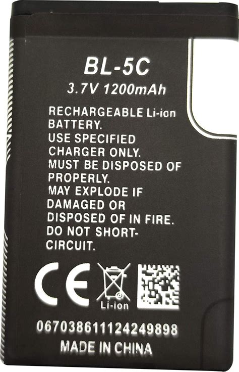 Lot De Batteries Bl C Batterie De Rechange Li Ion V Mah