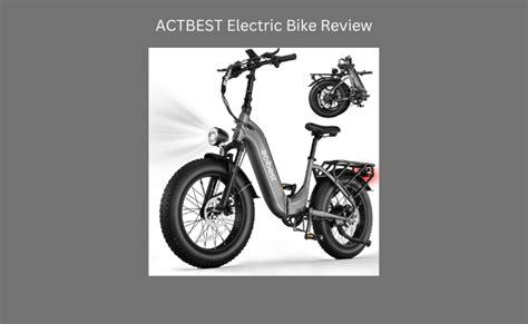 Actbest Electric Bike Review Smart Bike Hub