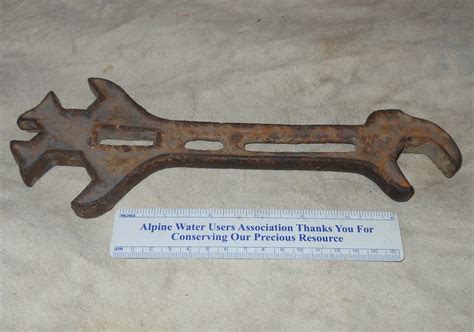 Vintage Tractor Tool Wrench C U Rock Island Plow Co Collectors