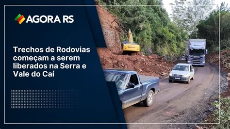 Trechos de Rodovias começam a serem liberados na Serra e Vale do Caí