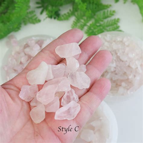 100g Natural Rose Quartz Chips Mini Gemstones Small Etsy Australia