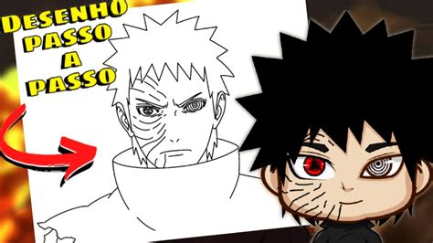 COMO DESENHAR O OBITO UCHIHA Como Desenhar O Tobi Passo A Passo