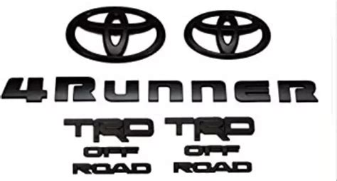 PT948-89200-02 - Exterior Emblem, Trd Off-Road Badge, Black 2020-2023 ...