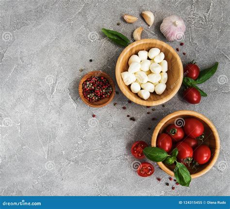 Italian Food Ingredients Stock Image Image Of Italy 124315455