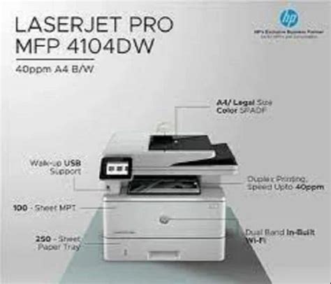 Hp Lj Pro Mfp Dw Printer With Duplex Adf Wifi At Piece