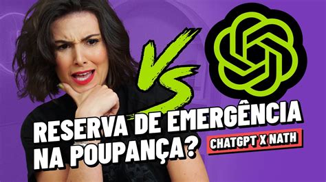 Reserva De Emerg Ncia Na Poupan A Chatgptxnath Youtube