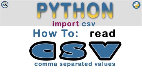 Read Comma Separated Values Csv File Using Pythons Csv Reader And