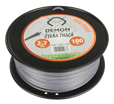 ŻYŁKA TNĄCA DO KOSY 2 7MM 100M DEMON ZBROJONA OKRĄ M84126 Cena