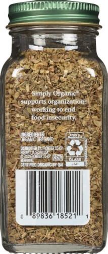 Simply Organic Oregano Oz Kroger