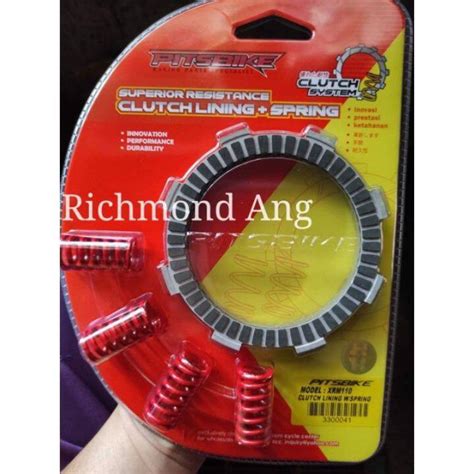 PITSBIKE racing clutch lining with spring Wave 100 Xrm 110 wave100 xrm110 set | Lazada PH