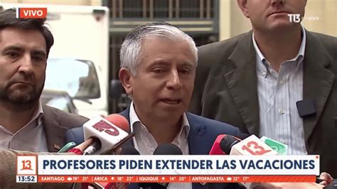 T Punto De Prensa Magisterio Y Alcaldes Piden Extender Vacaciones