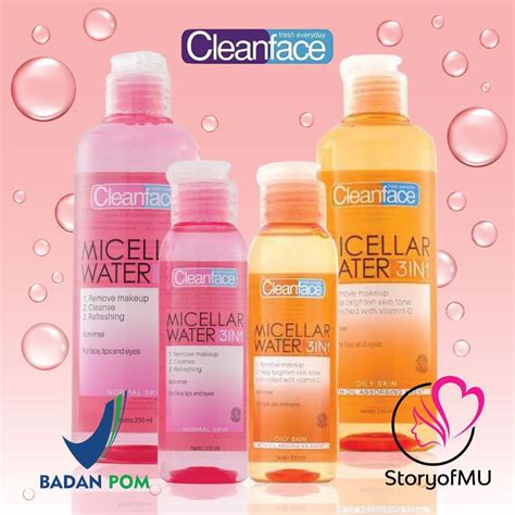 Jual Cleanface Purbasari Clean Face Micellar Water In Normal Oily