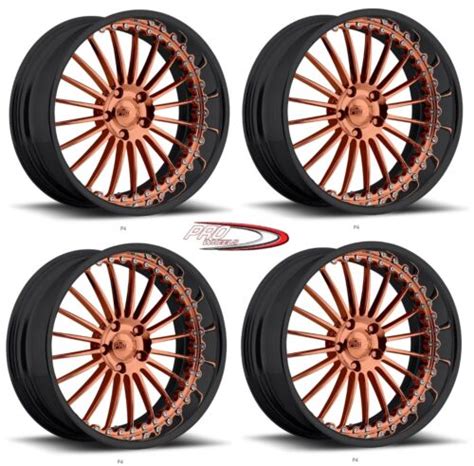 19 CUSTOM FORGED ROSE GOLD WHEELS RIMS BILLET EBay