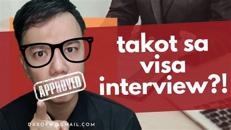 Takot Sa Visa Interview Officer Paano Maging Confident Sa Iyong US