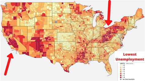 Top 10 States With Lowest Unemployment Rate In US History YouTube