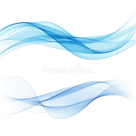 Ondas Azules Del Extracto Ilustraci N Del Vector Ilustraci N De