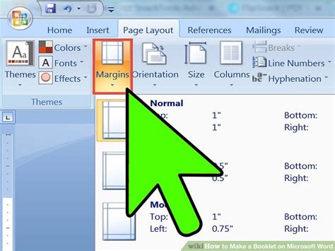 How To Make A Booklet On Microsoft Word Steps With Pictures