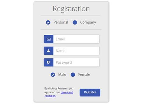 50 Best Free HTML CSS Registration Form Templates 2025 FreshDesignweb