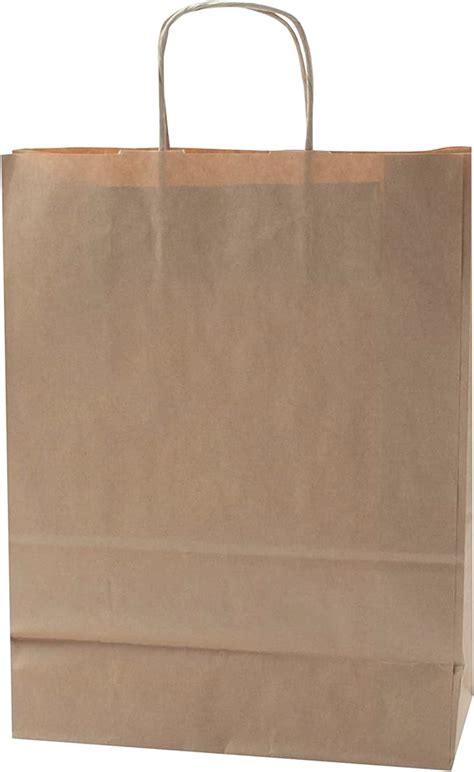 Amazon JET PAPER BAGS 10x5x13 Virgin Kraft Paper Gift Bags With