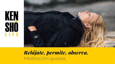 Rel Jate Permite Observa Meditaci N De Mindfulness Para Permanecer