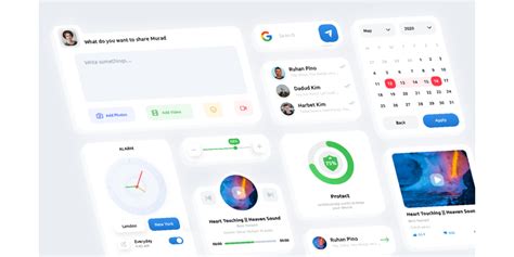 App Widget Components Ui Figma