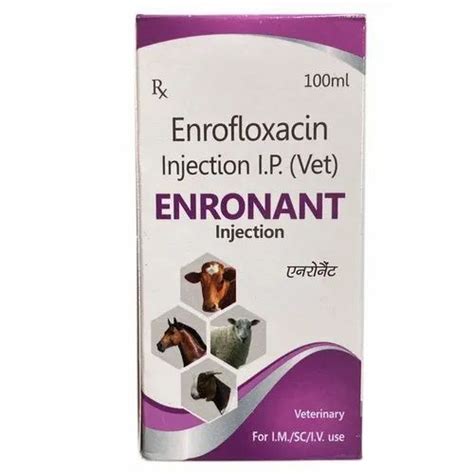 Enrofloxacin Injection I P Prescription Packaging Type Bottle At