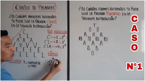 CONTEO DE PALABRAS RAZONAMIENTO INDUCTIVO PARTE 1 FÓRMULA