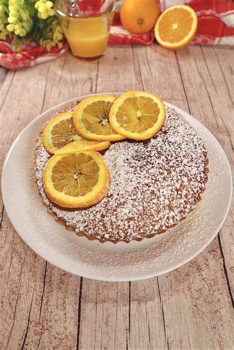 Torta All Acqua E Arancia Senza Uova Burro E Latte Friggitrice Ad